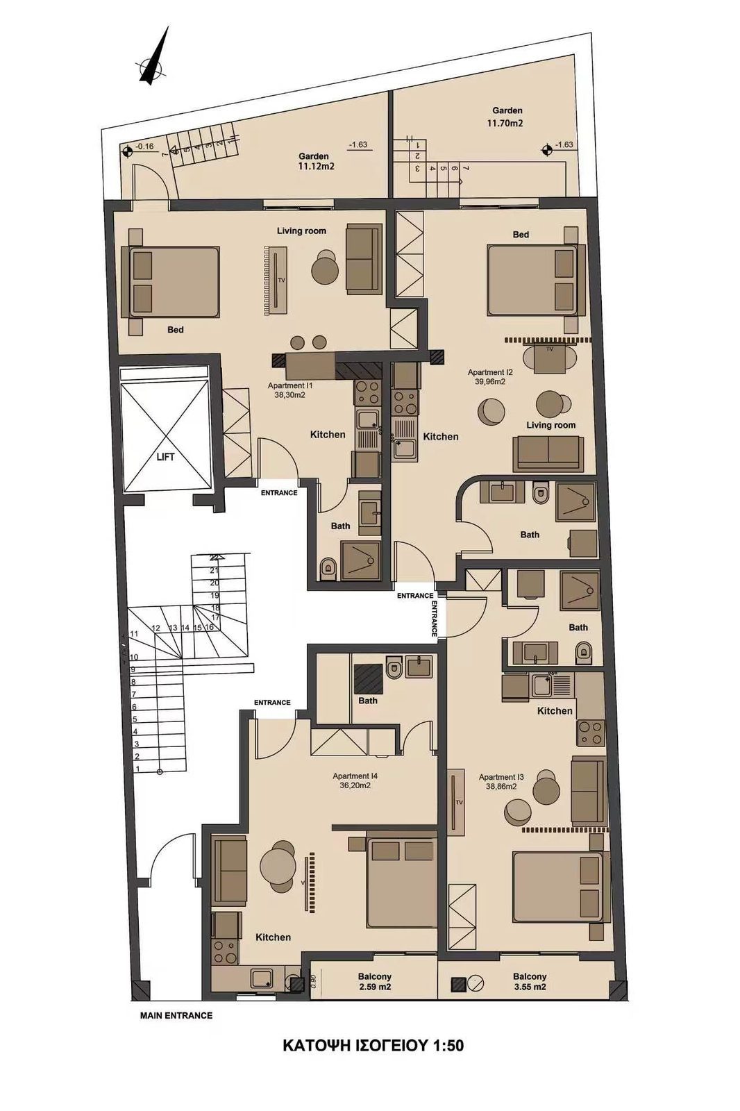 Eirini I — Representative floor plan 1