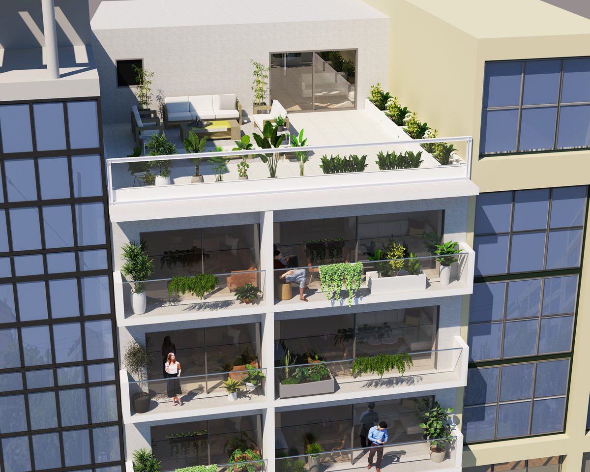 Paragon I — Building exterior render