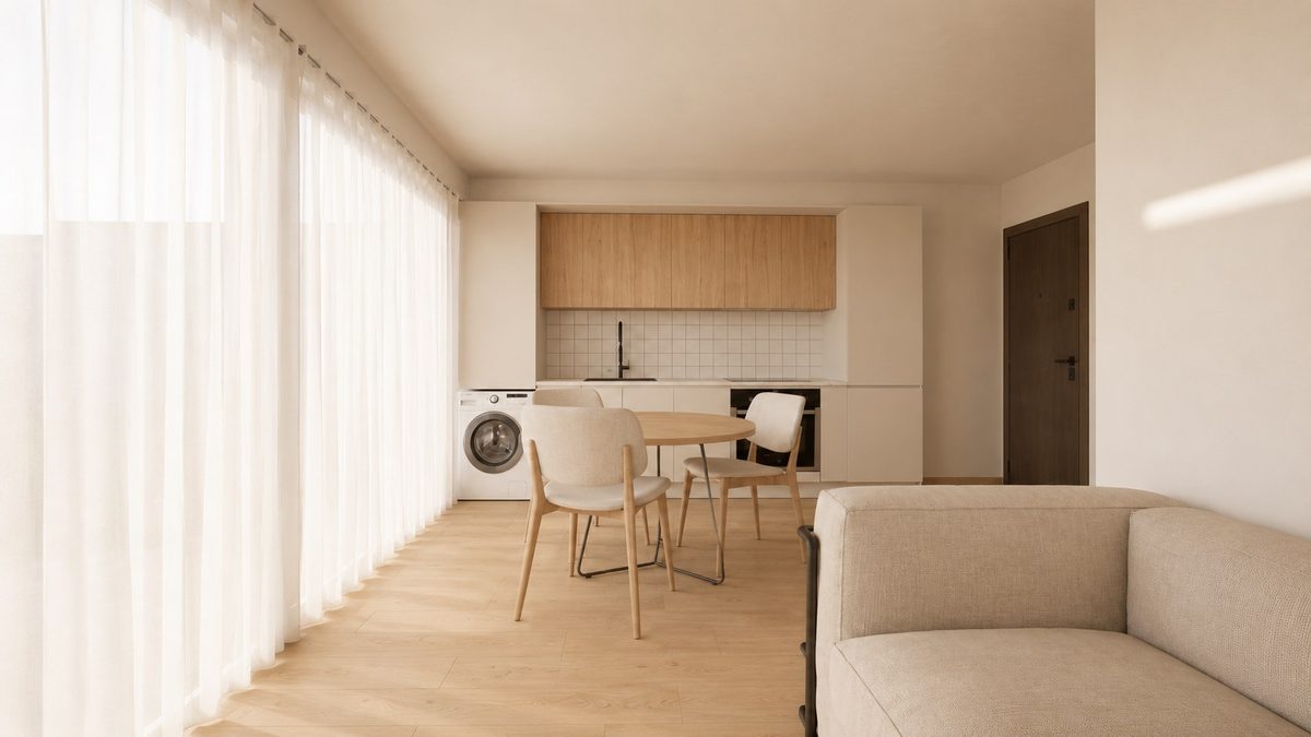Paragon I — Living room — project render