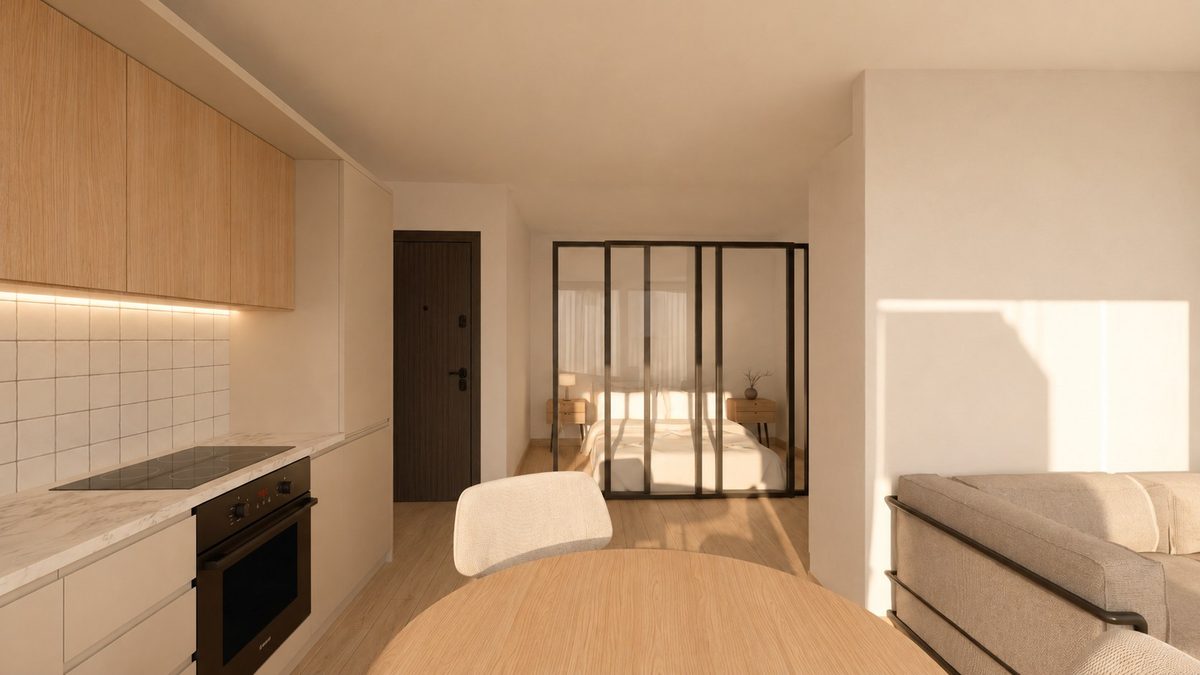 Paragon I — Kitchen — project render